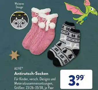 Aldi Süd Alive antirutsch-socken Angebot