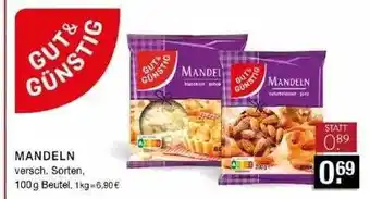 Edeka Zurheide Mandeln gut & günstig Angebot