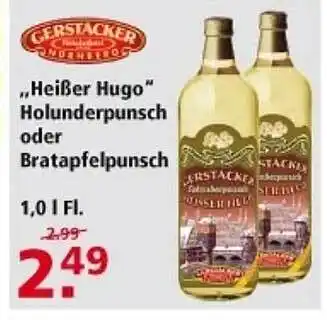 Multi Markt Cerstacker „heißer hugo“ holunderpunsch oder bratapfelpunsch Angebot