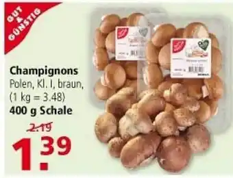 Multi Markt Gut & günstig champignons Angebot