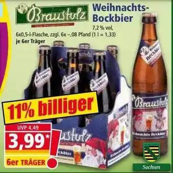 Norma Braustolz weihnachts-bockbier Angebot