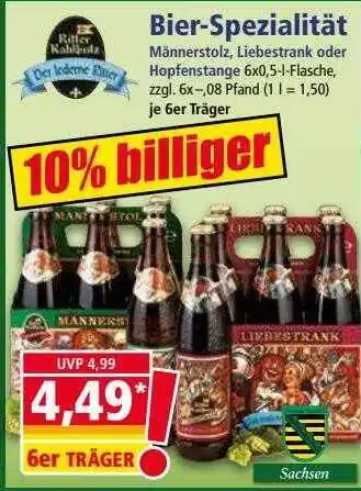 Norma Bier-spezialität Angebot