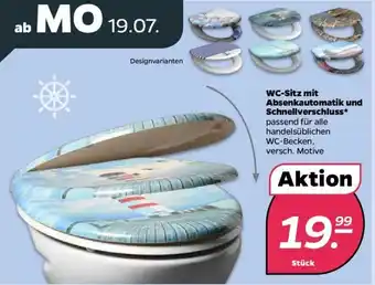 NETTO WC Sitz mit Absenkautomatik und Schnellverschluss Angebot