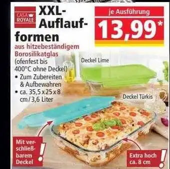 Norma Casa royale xxl- auflaufformen Angebot