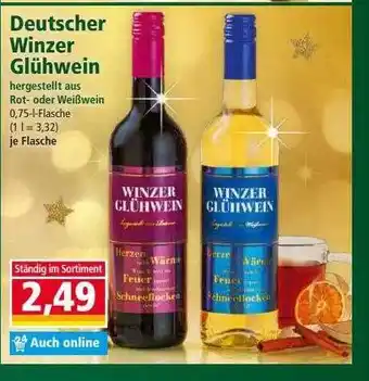 Norma Deutscher winzer glühwein Angebot