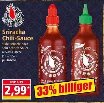 Norma Sriracha chili-sauce flying goose brand Angebot