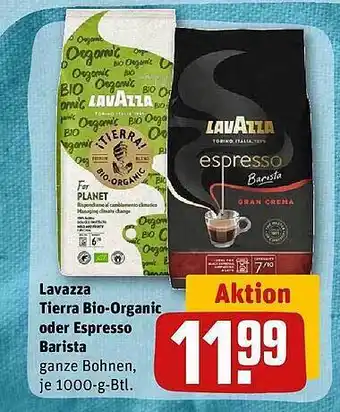 REWE Lavazza tierra bio-organic oder espresso barista Angebot