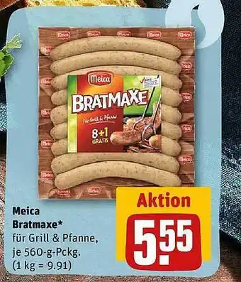 REWE Meica bratmaxe Angebot