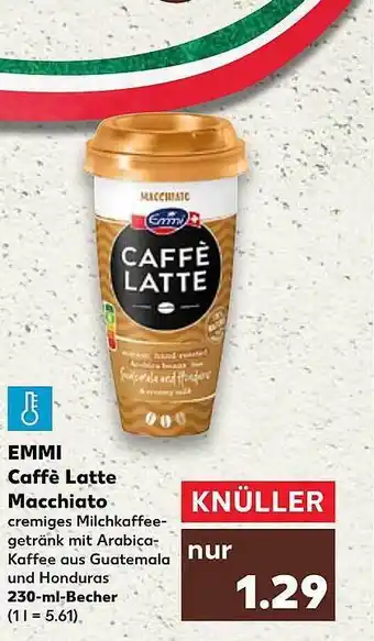 Kaufland Emmi caffe latte macchiato Angebot