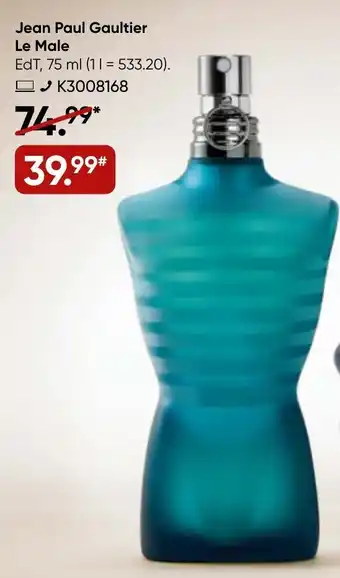 Galeria Jean Paul Gaultier Le Male EdT, 75 ml Angebot