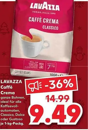 Kaufland Lavazza caffè crema Angebot