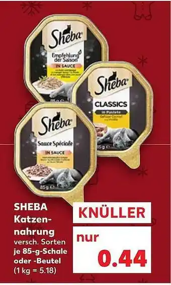 Kaufland Sheba katzennahrung Angebot