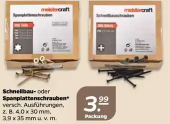 NETTO Schnellbau oder Spanplattenschrauben Angebot