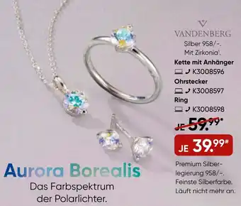 Galeria Vandenberg Kette mit Anhänger, Ohrstecker oder Ring Angebot