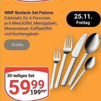 Globus Wmf besteck-set paloma Angebot