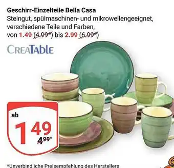 Globus Creatable geschirr-einzelteile bella casa Angebot