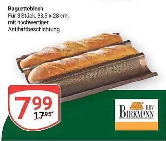 Globus Baguetteblech birkmann Angebot