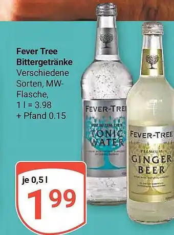 Globus Fever tree bittergetränke Angebot