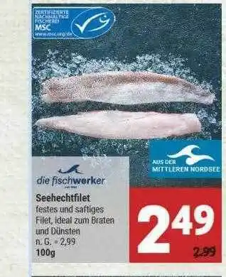 Marktkauf Seehechtfilet die fischwerker Angebot