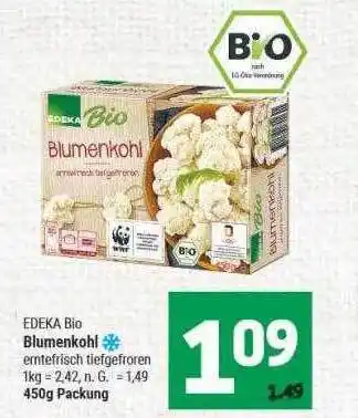 Marktkauf Edeka bio blumenkohl Angebot