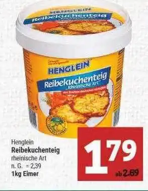 Marktkauf Henglein reibekuchenteig Angebot
