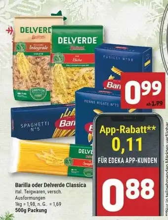 Marktkauf Barilla oder delverde classica Angebot