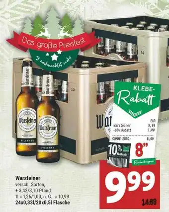 Marktkauf Warsteiner Angebot