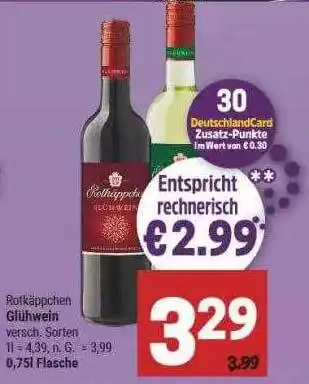 Marktkauf Rotkäppchen glühwein Angebot