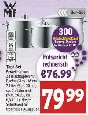 Marktkauf Wmf topf-set Angebot