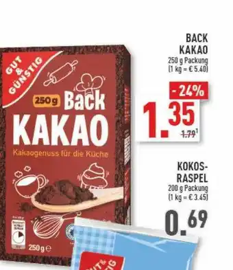 Marktkauf Gut & günstig back kakao Angebot