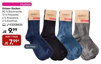 Galeria Hudson Unisex Socken Angebot