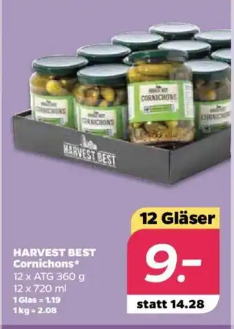 NETTO Harvest Best Cornichons 12x720ml Angebot