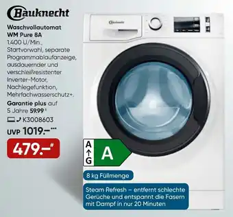 Galeria Bauknecht Waschvollautomat WM Pure 8A Angebot