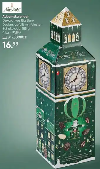 Galeria After Eight Adventskalender 185 g Angebot