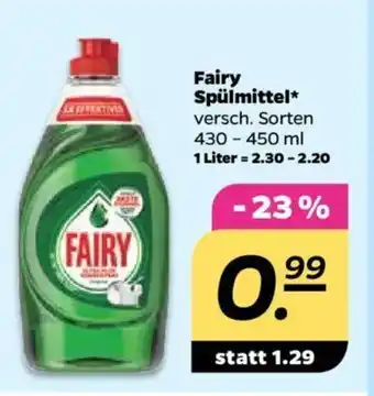 NETTO Fairy Spülmittel 430-450ml Angebot