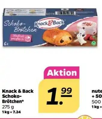 NETTO Knack & Back Schoko Brötchen 275g Angebot