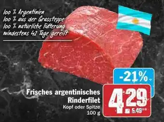 dodenhof Frisches argentinisches rinderfilet Angebot