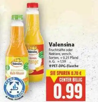 E-Center Valensina Angebot