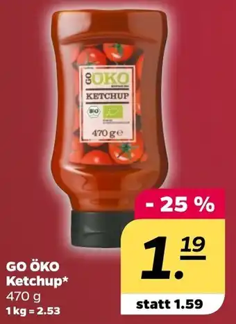 NETTO Go Öko Ketchup 470 g Angebot