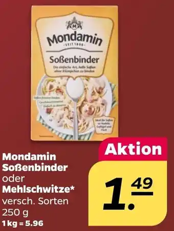 NETTO Mondamin Soßenbinder oder Mehlschwitze 250 g Angebot