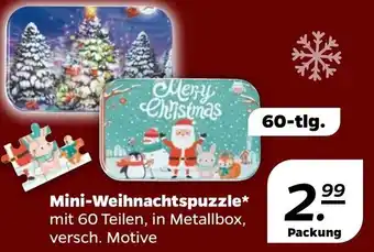 NETTO Mini Weihnachtspuzzle 60-tlg. Angebot