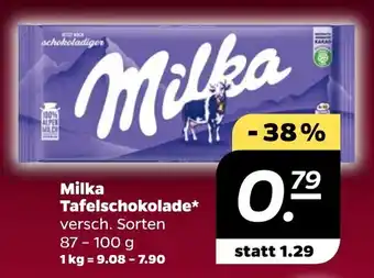 NETTO Milka Tafelschokolade 87-100 g Angebot