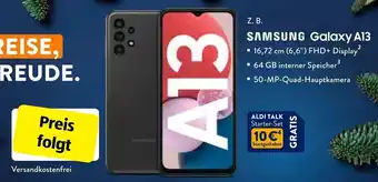 Aldi Süd Samsung Galaxy A13 Angebot