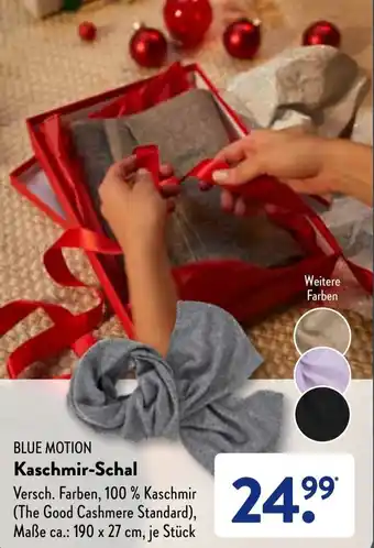 Aldi Süd Blue Motion Kaschmir Schal Angebot
