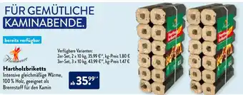 Aldi Süd Hartholzbriketts Angebot