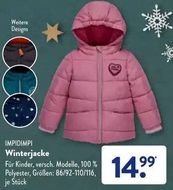 Aldi Süd Impidimpi Winterjacke Angebot