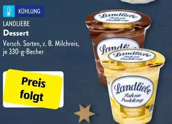 Aldi Süd Landliebe Dessert 330 g Becher Angebot