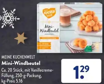 Aldi Süd Meine Kuchenwelt Mini Windbeutel 250 g Packung Angebot