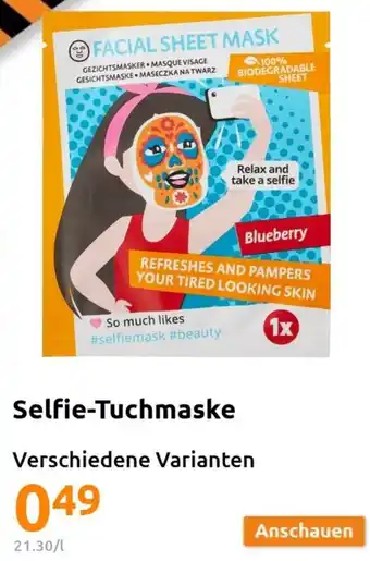 Action Selfie Tuchmaske Angebot