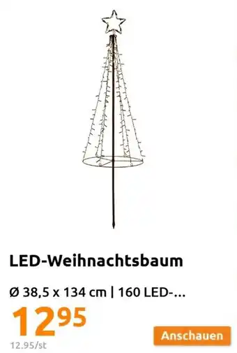 Action LED Weihnachtsbaum Angebot